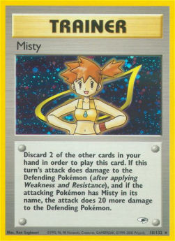 Misty GH-18 Holo Rare Englisch