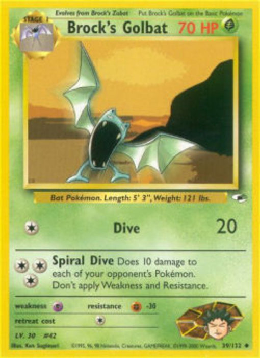 Brock's Golbat GH-39 Uncommon Englisch