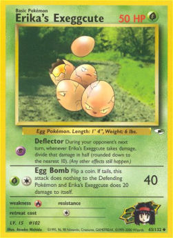 Erika's Exeggcute GH-43 Uncommon Englisch