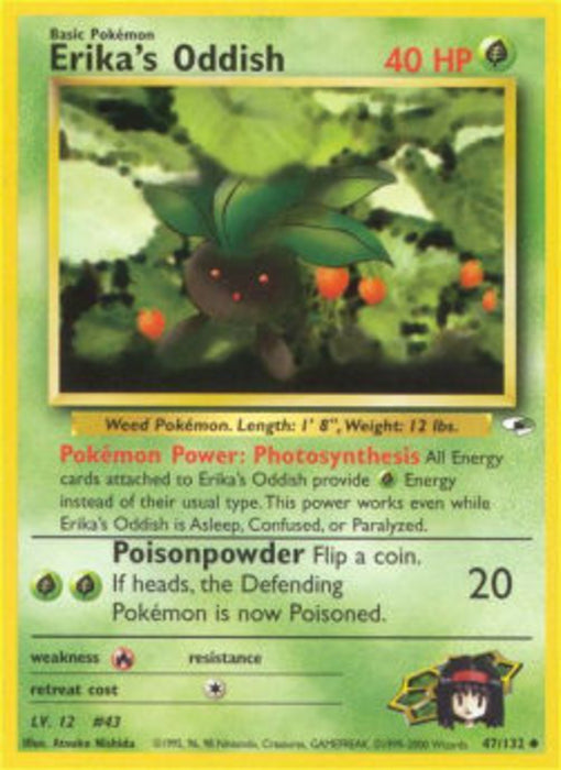 Erika's Oddish GH-47 Uncommon Englisch