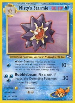 Misty's Starmie GH-56 Uncommon Englisch