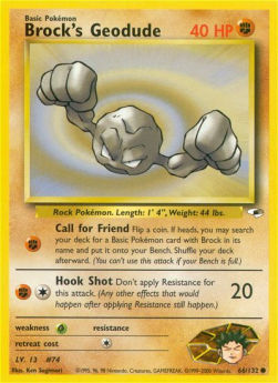 Brock's Geodude GH-66 Common Englisch