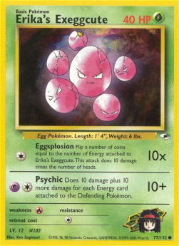 Erika's Exeggcute GH-77 Common Englisch