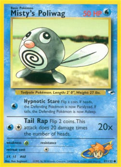 Misty's Poliwag GH-87 Common Englisch