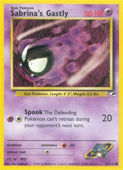 Sabrina's Gastly GH-93 Common Englisch