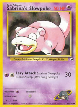 Sabrina's Slowpoke GH-95 Common Englisch