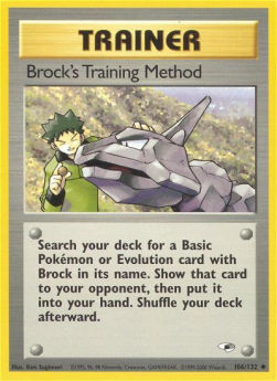 Brock's Training Method GH-106 Uncommon Englisch