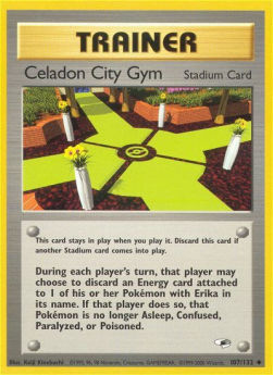 Celadon City Gym GH-107 Uncommon Englisch