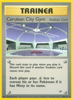 Cerulean City Gym GH-108 Uncommon Englisch