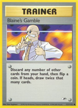 Blaine's Gamble GH-121 Common Englisch