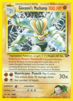 Giovanni's Machamp GC-6 Holo Rare Englisch