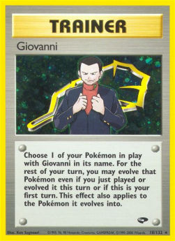 Giovanni GC-18 Holo Rare Englisch