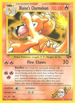 Blaine's Charmeleon GC-31 Uncommon Englisch