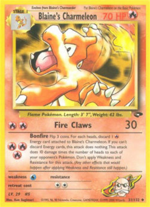 Blaine's Charmeleon GC-31 Uncommon Englisch
