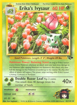 Erika's Ivysaur GC-41 Uncommon Englisch