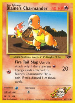 Blaine's Charmander GC-60 Common Englisch