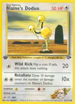 Blaine's Doduo GC-61 Common Englisch