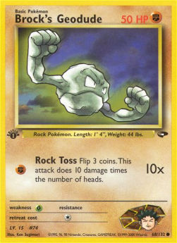 Brock's Geodude GC-68 Common Englisch