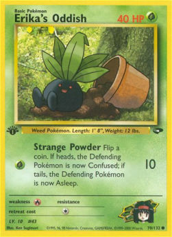 Erika's Oddish GC-70 Common Englisch