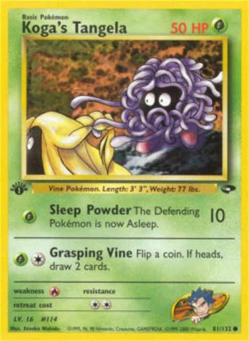 Koga's Tangela GC-81 Common Englisch