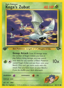 Koga's Zubat GC-83 Common Englisch