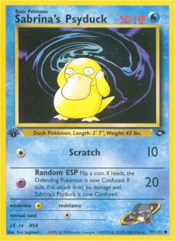 Sabrina's Psyduck GC-99 Common Englisch