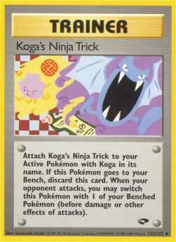 Koga's Ninja Trick GC-115 Uncommon Englisch