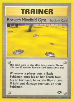 Rocket's Minefield Gym GC-119 Uncommon Englisch