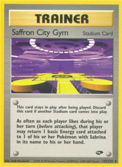 Saffron City Gym GC-122 Uncommon Englisch