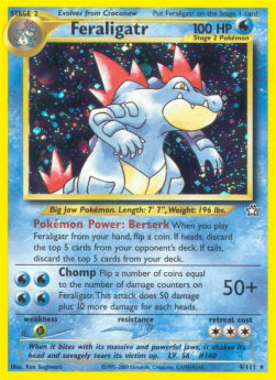 Feraligatr NG-4 Holo Rare Englisch