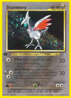 Skarmory NG-13 Holo Rare Englisch