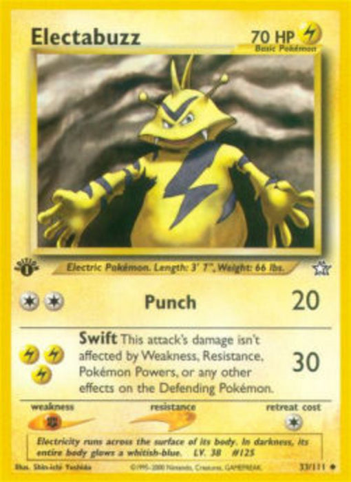 Electabuzz NG-33 Uncommon Englisch