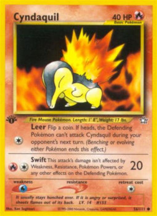 Cyndaquil NG-56 Common Italienisch