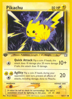 Pikachu NG-70 Common Englisch