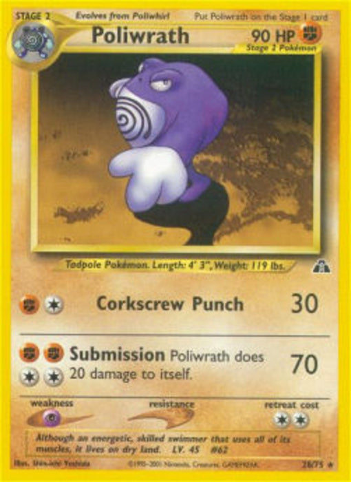 Poliwrath NDI-28 Rare Englisch