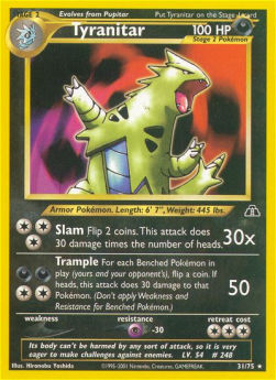 Tyranitar NDI-31 Rare Englisch