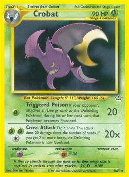 Crobat NR-4 Holo Rare Englisch