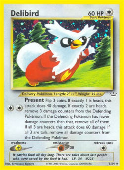 Delibird NR-5 Holo Rare Englisch