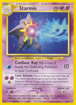 Starmie NR-25 Rare Deutsch