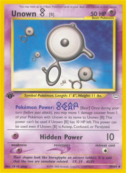 Unown [B] NR-39 Uncommon Englisch