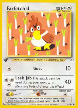 Farfetch'd NR-43 Common Englisch