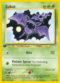 Zubat NR-59 Common Englisch