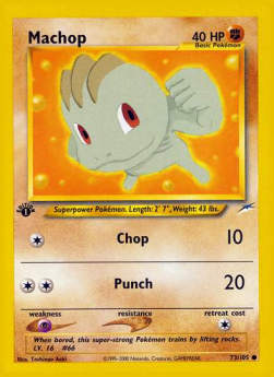 Machop NDE-73 Common Englisch