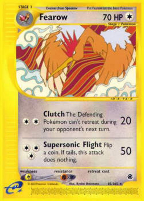 Fearow EX-45 Rare Englisch