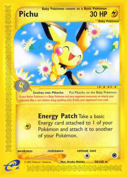 Pichu EX-58 Rare Englisch