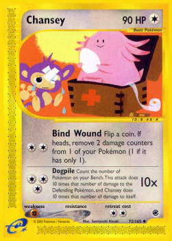 Chansey EX-72 Uncommon Englisch