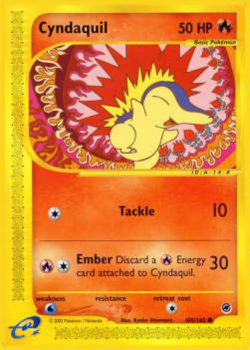 Cyndaquil EX-105 Common Englisch