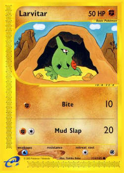 Larvitar EX-116 Common Englisch