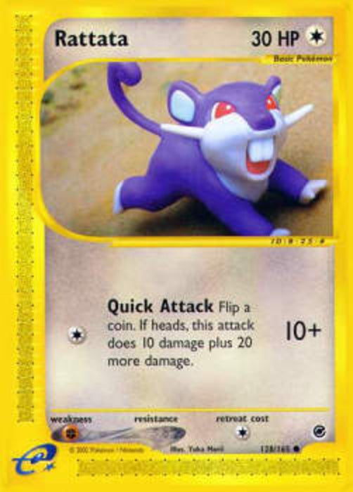 Rattata EX-128 Common Englisch