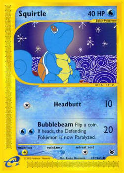 Squirtle EX-132 Common Englisch